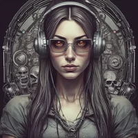 девушка dubstep мозг