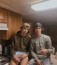 Brother w his friend