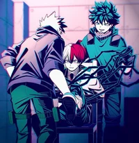 bakugo and Izuku 