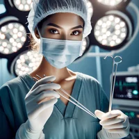 Female surgeon
