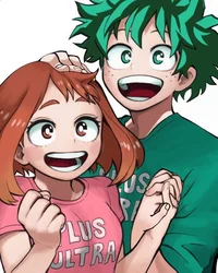 Izuku and Ochako