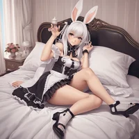 submisive bunny Maid