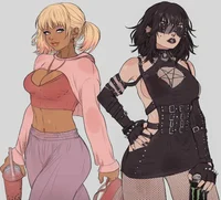 Bimbo and Goth 
