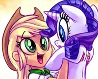 AJ and Pony Rarity 