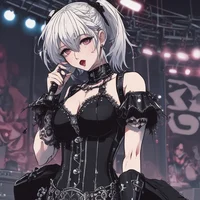 Goth rockstar