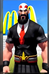 Kratos at McDonalds