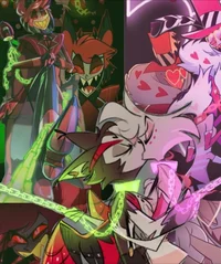 Хаск и Энджел Даст