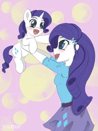 Rarity - Human-Pony