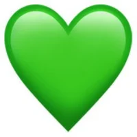 Green heart emoji