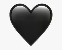Black heart emoji