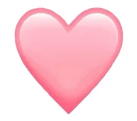 Pink heart emoji