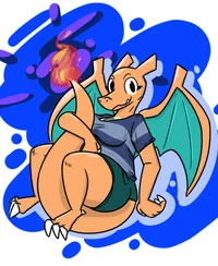 Anthro charizard tf