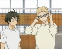 Tsukki and Yamaguchi