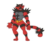 Anthro Incineroar tf