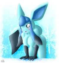 Anthro Glaceon tf