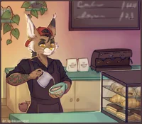 Furry Coffee Shop