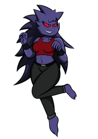 Anthro Gengar tf