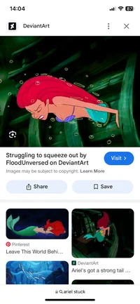 Stuck Ariel 