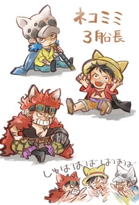 Luffy n Law n Kidd