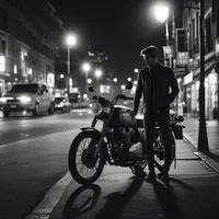 motorcycleist fiancé