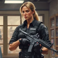 Female SWAT officer