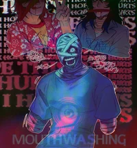 Curly - mouthwashing