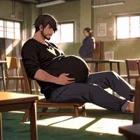 Pregnant husband 