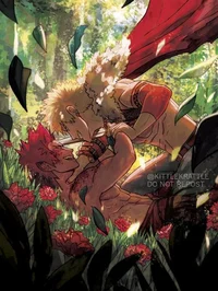 Kirishima and Bakugo