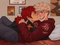 Kirishima e Bakugou 