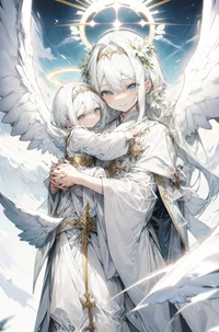 Angel Wife and Kid
