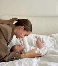 Baby and mom