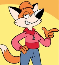 Scarlet fox