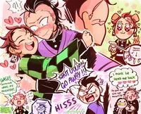 Genya and Tanjiro 