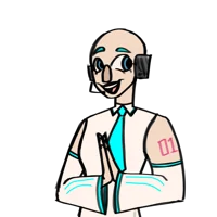 Bald Miku