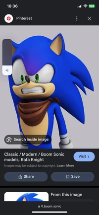 Angry boom Sonic 