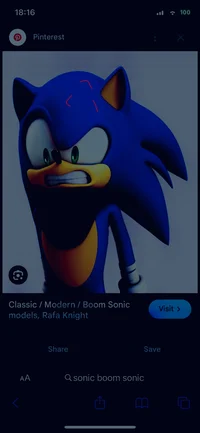 Angry sonic 