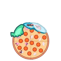 AB Girls as pizza