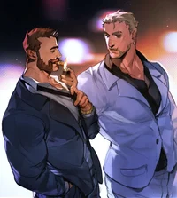 Two men One baby