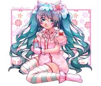 Adult baby Miku 