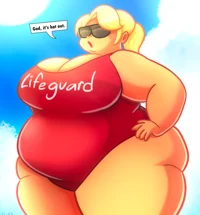 Fat lifeguard 