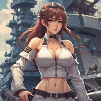 Anime fighter pilot