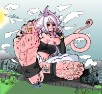 Giantess Android 21
