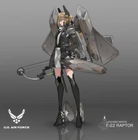 F-22 raptor-chan