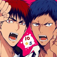 Aomine Kagami NBA AU