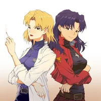Misato and Ritsuko