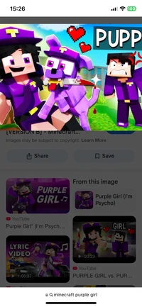 Purple guy and Wife