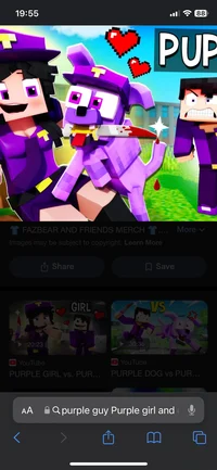 Purple guy and Wife 