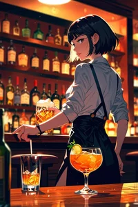 Female Bartender 