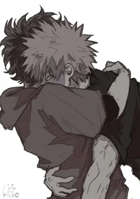 Bakugo -sad Izuku-