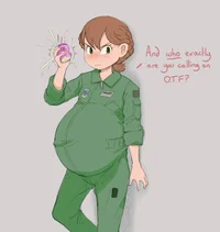 Pregnant Soldier
